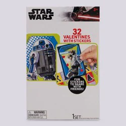 Star Wars 32ct Valentine's Day Cards and Stickers
