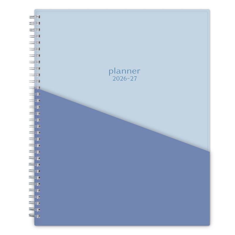 slide 1 of 11, Blue Sky 8.5"x11" 2026-2027 Blue Sky Weekly/Monthly Planner Powder Blue/Periwinkle, 1 ct
