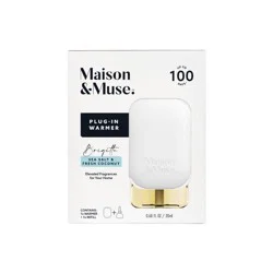 Maison&Muse Plug-In Wall Diffuser Starter Pack Aromatherapy Diffusers - Sea Salt & Fresh Coconut Brigitte - 0.68 fl oz