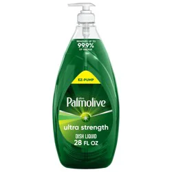 Palmolive Fresh Ultra Pump Liquid Dish Soaps - 28oz: Removes Grease, Food Preparation Surfaces, Plastic Bottle