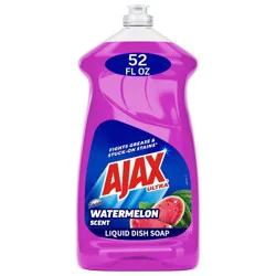 Ajax Watermelon Fabuloso Liquid Dish Soaps - 52 fl oz: Cleaner, Eliminates Stains, Removes Grease, Plastic Bottle