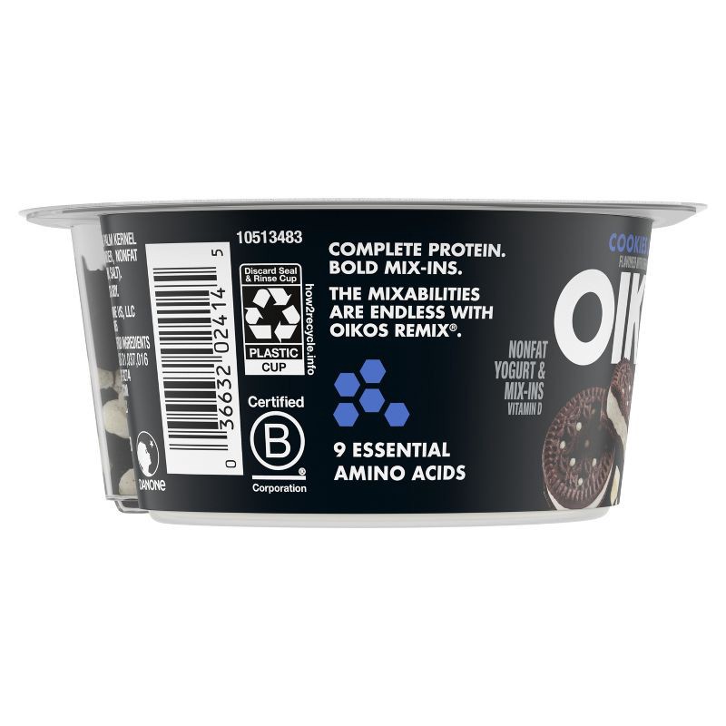 slide 6 of 6, OIKOS Remix Cookies and Cream Greek Yogurt - 4.5oz, 4.5 oz