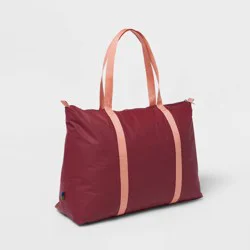 14" Americana Packable Tote Bag - Open Story™ Red