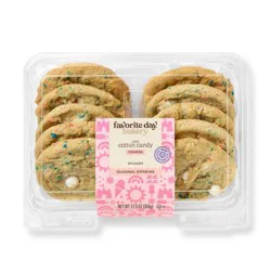 Cotton Candy Cookies with Vanilla Cream Micro Cups - 12.5oz - Favorite Day™