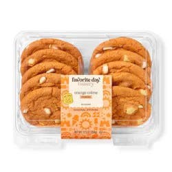 Orange Creme Cookies - 12.5oz/10ct - Favorite Day™