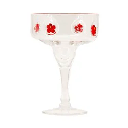 Madison Home 15 fl oz Flower Margarita Icon Glass