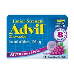 Advil Children's Chewables - Ibuprofen (NSAID) - Grape - 24ct