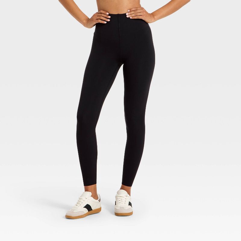 slide 1 of 6, Women's Super Flex Ultra High Rise Bonded Leggings - All In Motion™ Black XXL, 1 ct