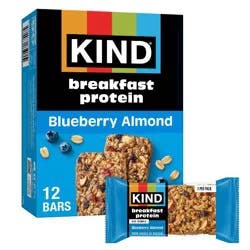 KIND Snack Bar Breakfast Protein Blueberry Almond - 10.58oz