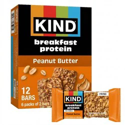 KIND Snack Bar Breakfast Protein Peanut Butter - 10.58oz/12ct