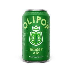 OLIPOP Ginger Ale Soda - 12 fl oz can