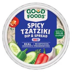 Good Foods Spicy Tzatziki Dip - 8oz