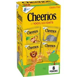 Cheerios Breakfast Cereal Pouches - 7.36oz/8ct