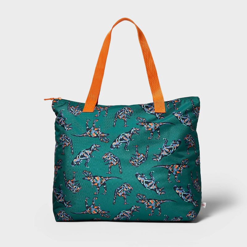 slide 1 of 3, Kids' All Season 14.5" Tote Bag - Cat & Jack™ Dino, 1 ct