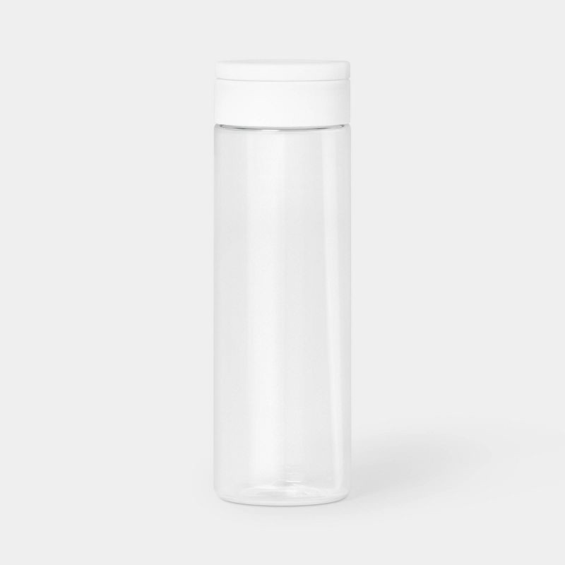 slide 1 of 3, 16 fl oz Clear Water Bottle Clear - dealworthy™, 16 fl oz