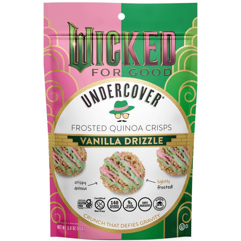 slide 1 of 4, Undercover Snacks Undercover Wicked Vanilla Drizzle Snacks - 3oz, 3 oz