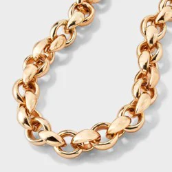 Chunky Link Chain Necklace - A New Day™ Gold