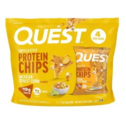 Quest Nutrition Mexican Street Corn Tortilla Protein Chips - 4.5oz/4pk