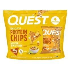 Quest Nutrition Mexican Street Corn Tortilla Protein Chips - 4.5oz/4pk