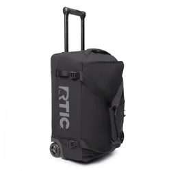 45L RTIC Outdoors Road Trip Structured Collapsible Duffle Bag Rolling Medium - Black