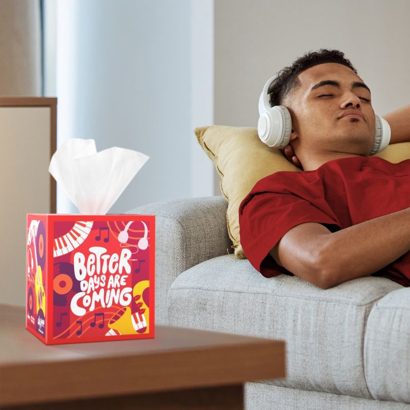 slide 6 of 7, Kleenex Ultra Soft Facial Tissues - Self-Care Awareness Pack - 4pk/60ct, 4 ct, 60 ct