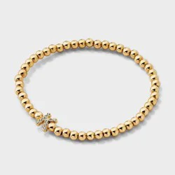 SUGARFIX By BaubleBar Spoken For Bracelet Initial "K" - Gold