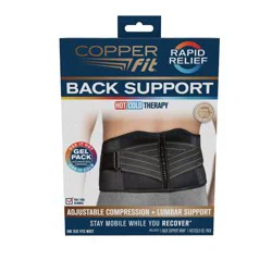 Copper Fit Rapid Relief Hot or Cold Back Support - One Size Fits Most
