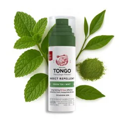 Grand Tongo Insect Repellent Pump Spray - Green Tea + Mint - 3oz