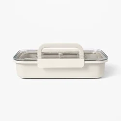 Large Plastic Snacklebox Cream - Figmint™