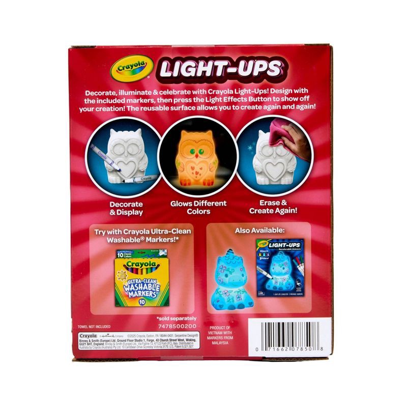 slide 4 of 6, Crayola Light Ups Owl, 1 ct