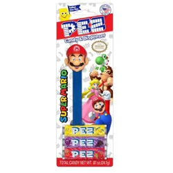Pez Nintendo Dispenser Candy - 0.87oz