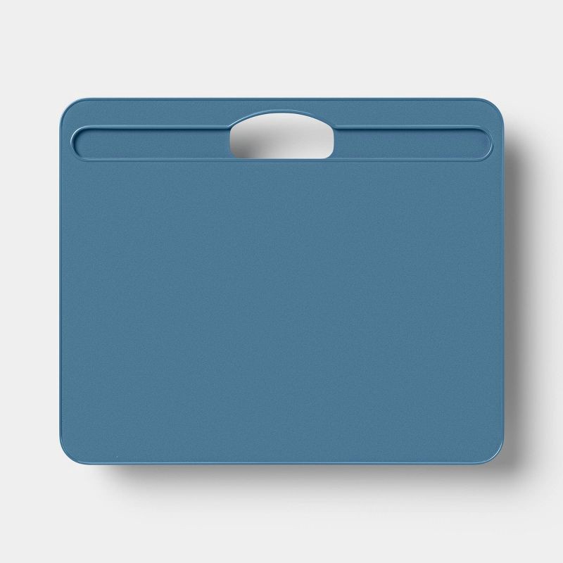slide 1 of 4, Lap Desk with Cushion Deep Sea Blue - up&up™, 1 ct