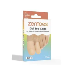 ZenToes Gel Toe Caps - 3ct