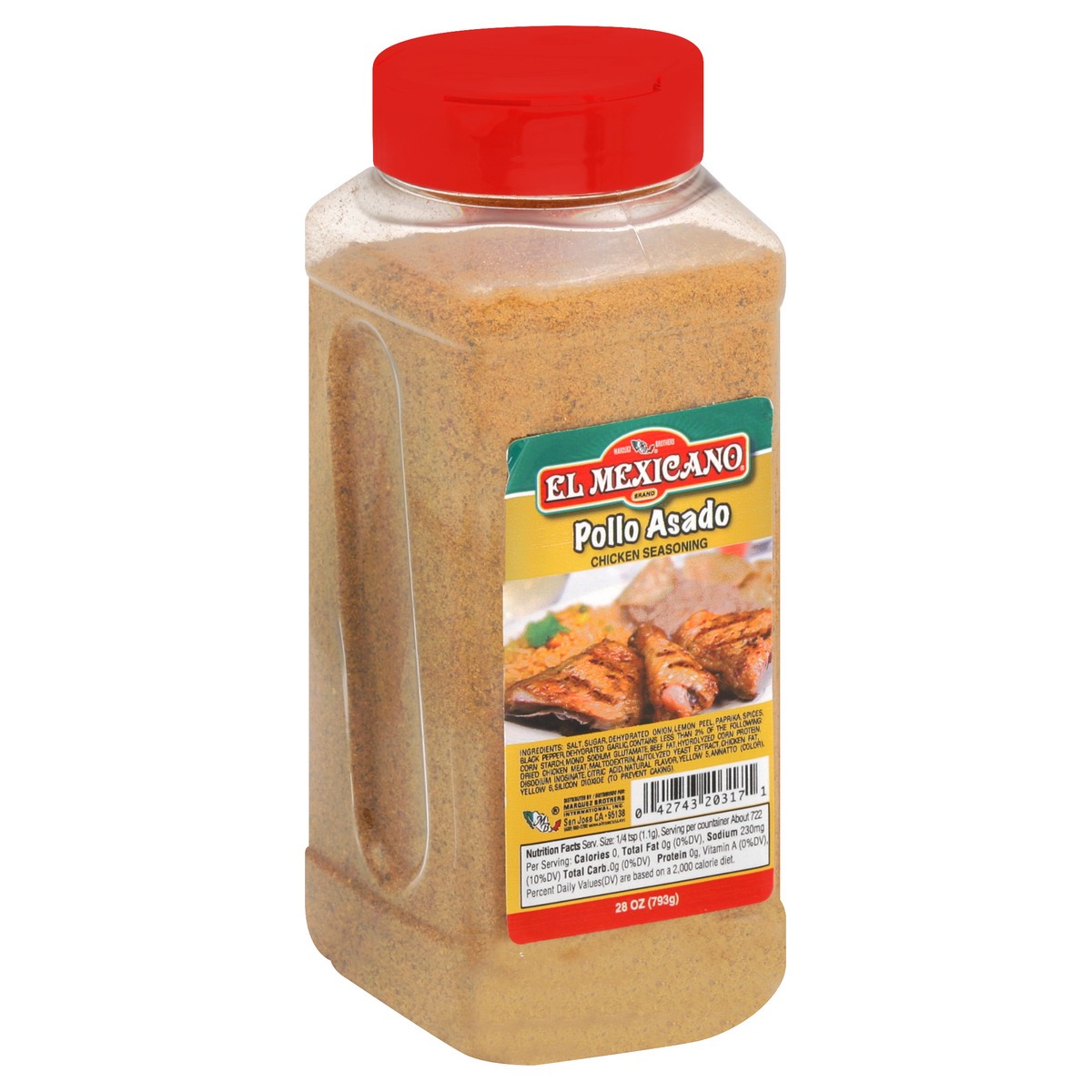 slide 2 of 2, El Mexicano Chicken Seasoning 28 oz, 28 oz