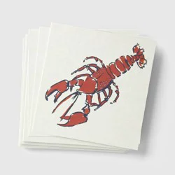 20ct Lobster Paper Lunch Napkins - Room Essentials™