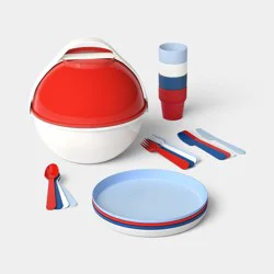 Fish Bobber Camping Dinnerware Set - Room Essentials™