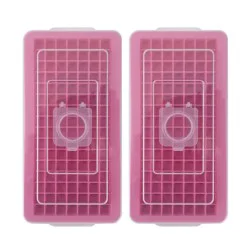Cook With Color 2pk Crushed Ice Cube Trays Pink