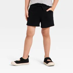 Toddler Girls' Knit Shorts - Cat & Jack™ Black 3T