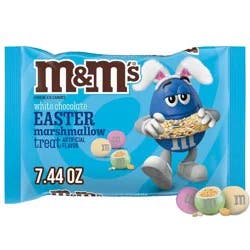 M&M's White Chocolate Easter Marshmallow Treat Candy Easter Basket Stuffer - 7.44 Oz