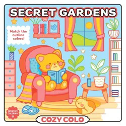Union Square & Co. COZY COLO 40 Pages Secret Gardens Coloring Book