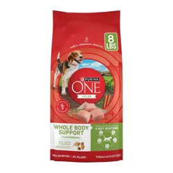 Purina ONE 5-in-1 Formula Whole Body Health Chicken Flavor Dry Dog Food - 8lbs