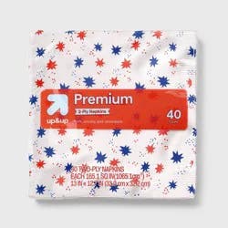 Disposable Napkins - Red White Blue - 40ct - up&up™