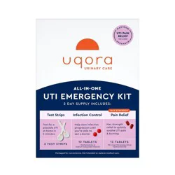 Uqora UTI Emergency Kit Feminine Care Sets - 26pc