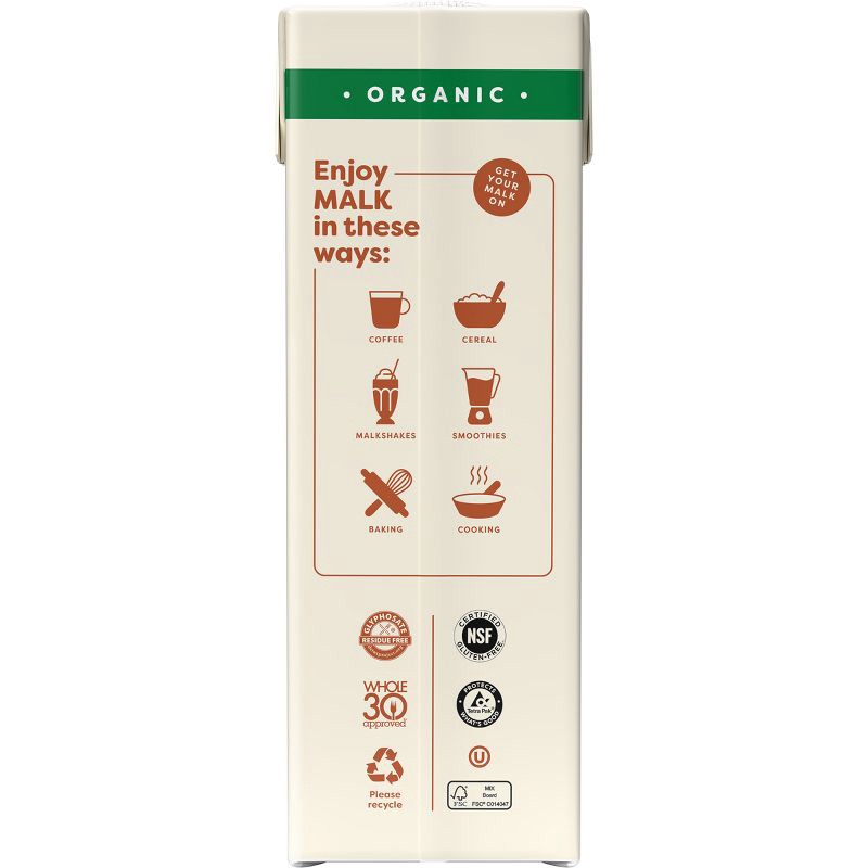 slide 2 of 6, MALK Organics Original Gluten Free Organic Shelf Stable Oat Milk - 32 fl oz, 32 fl oz