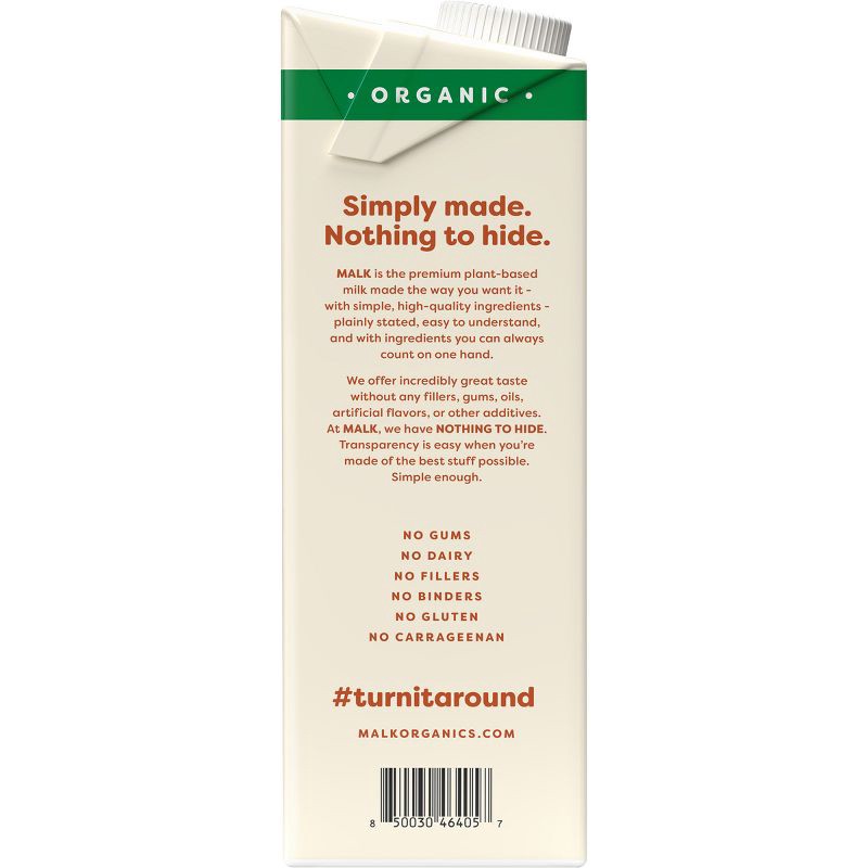 slide 3 of 6, MALK Organics Original Gluten Free Organic Shelf Stable Oat Milk - 32 fl oz, 32 fl oz