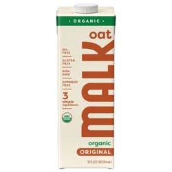 MALK Organics Original Gluten Free Organic Shelf Stable Oat Milk - 32 fl oz