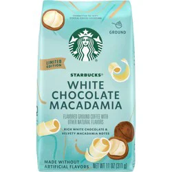 Starbucks White Chocolate Macadamia Nut Light Roast Ground Coffee - 11oz