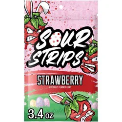 Sour Strips Strawberry Easter Candy - 3.4oz