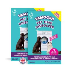 Vamoosh Pet Hair Dissolver for Pet Laundry Detergent Boosters - 10.5oz/3 Sachets