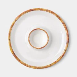4gal Bamboo Border Chip and Dip Bowl - Threshold™